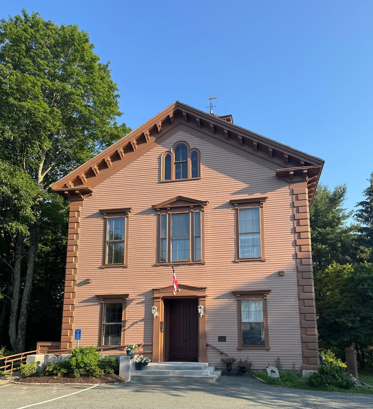 Front of the Sherborn 1858 Town House, also known as the Sherborn Community Center